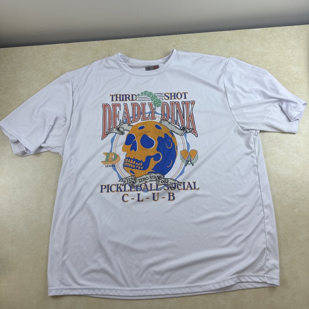 Deadly Dink Third Shot Pickleball T-Shirt Mens